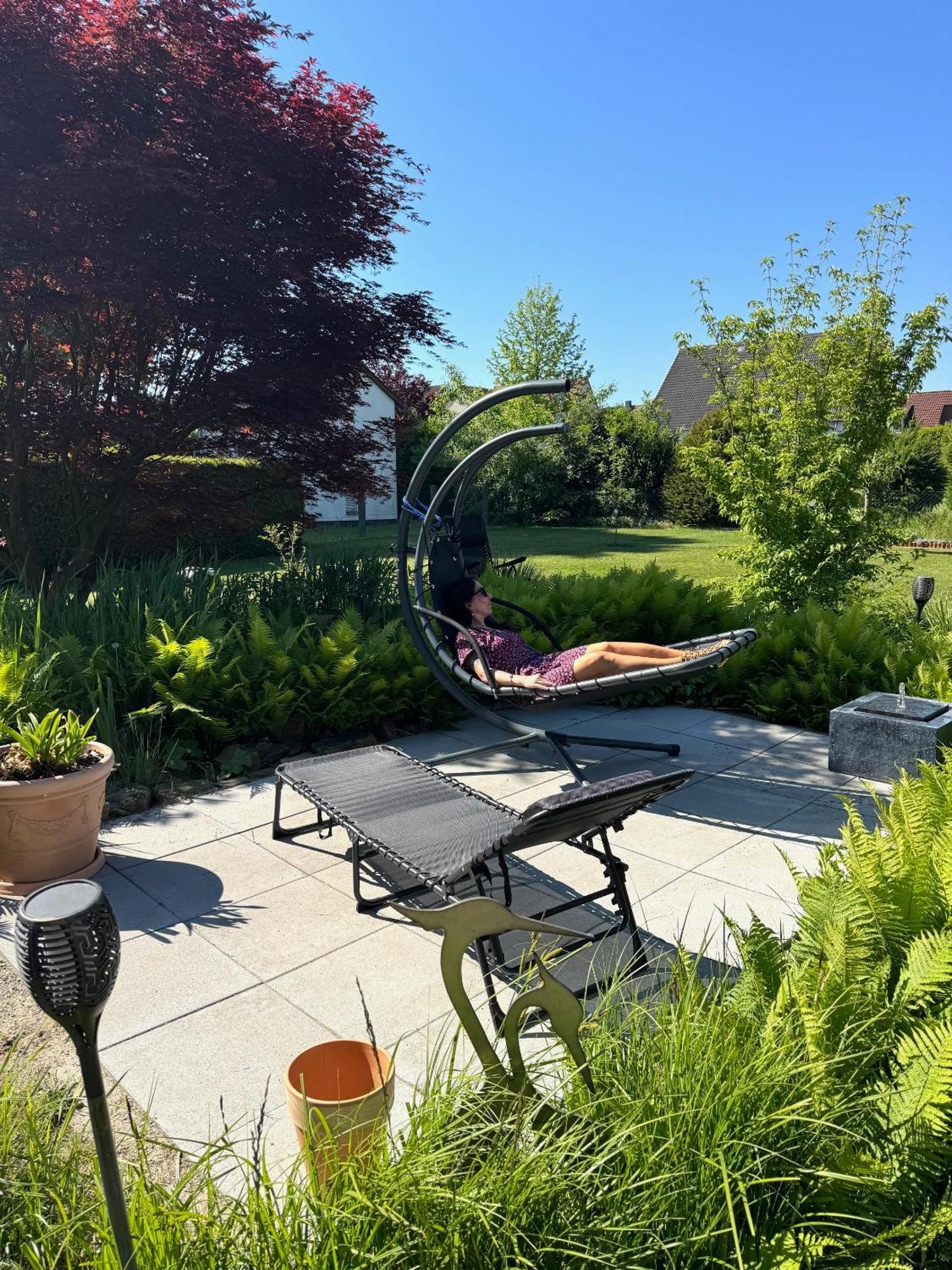 Ferien-Whg Stuenkel Nahe Steinhuder Meer Mit Garten Und Balkon 外观 照片